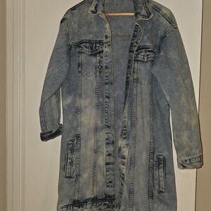 Denim Longline Jacket